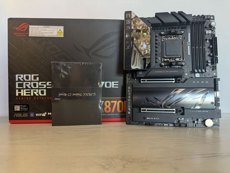 Комбо | Asus ROG X870E Hero | G.Skill ROYAL 2X48GB 6400MHz cl32