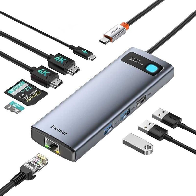 baseus hub 9in1 new baseus hub 9in1 new
