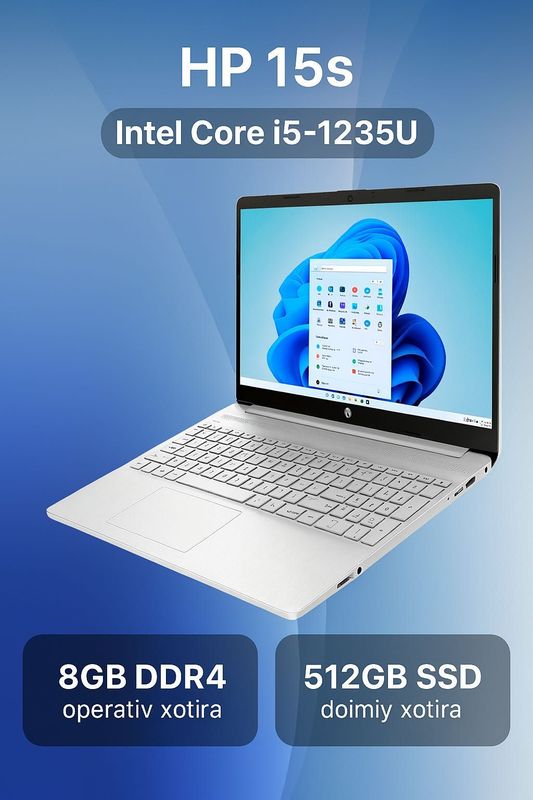 Ноутбук HP Laptop 15s-fq5295nia в полном комплекте / to‘liq komplektda Ноутбук HP Laptop 15s-fq5295nia в полном комплекте / to‘liq komplektda
