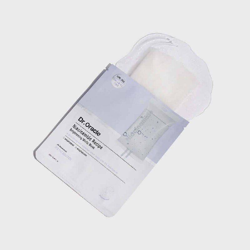 Осветляющая тканевая маска Dr.Oracle Niacinamide Recipe Brightening White Mask, 5% ниацинамид (10 шт) Осветляющая тканевая маска Dr.Oracle Niacinamide Recipe Brightening White Mask, 5% ниацинамид (10 шт)