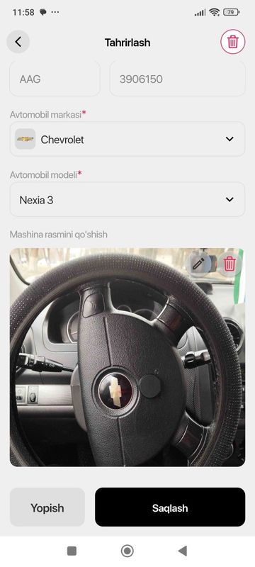 Avtomashina sotiladi Avtomashina sotiladi