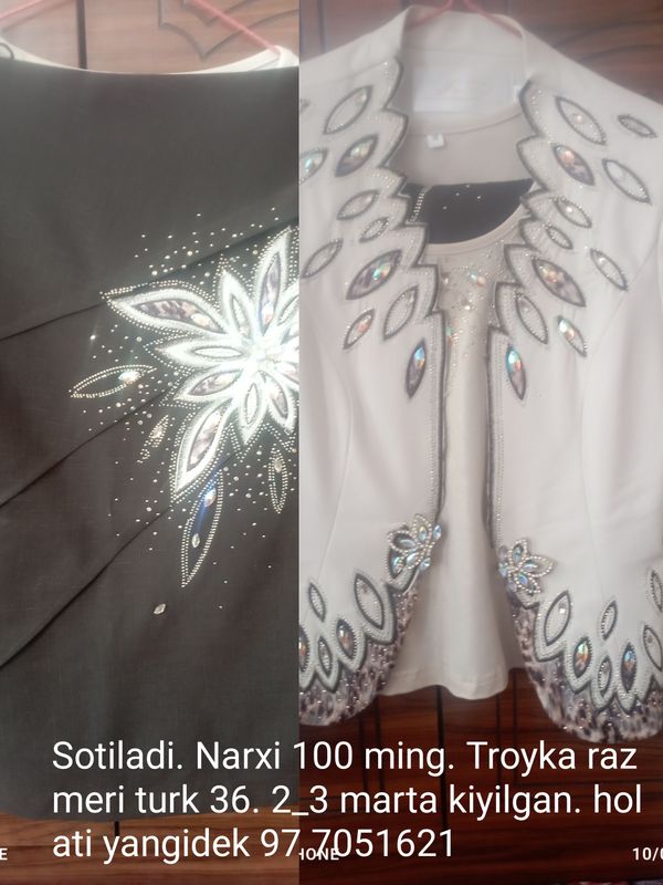 Uyda turgan kiyimlarimni sotaman.