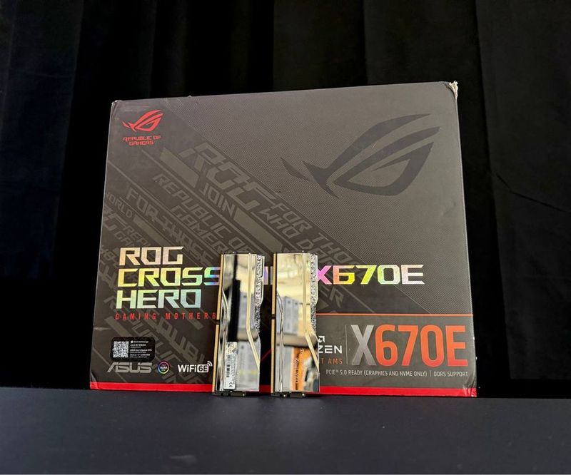 G.Skill Trident Z5 RGB ROYAL NEO 64GB CL.26 + ROG Crosshair X670E Hero G.Skill Trident Z5 RGB ROYAL NEO 64GB CL.26 + ROG Crosshair X670E Hero