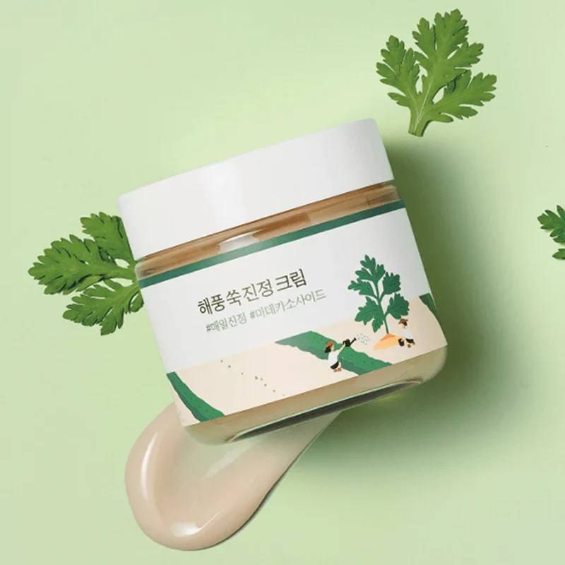 Успокаивающий крем с экстрактом полыни Round Lab Mugwort Calming Cream Успокаивающий крем с экстрактом полыни Round Lab Mugwort Calming Cream