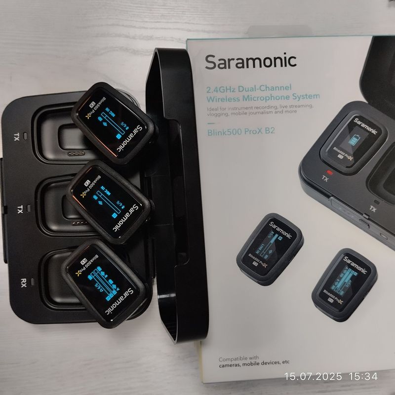 Saramonic Blink500 ProX B2 — 2 та TX + 1 та RX, оригинал Saramonic Blink500 ProX B2 — 2 та TX + 1 та RX, оригинал
