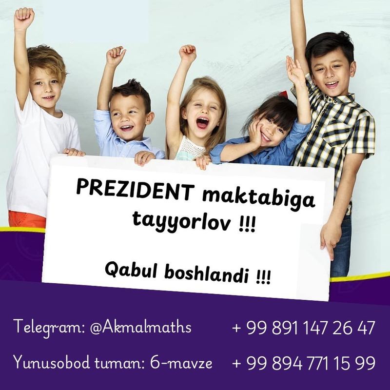 Prezident maktabiga tayyorlov