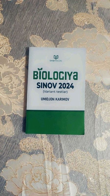 Biologiya Sinov 2024 (Variant testlar)