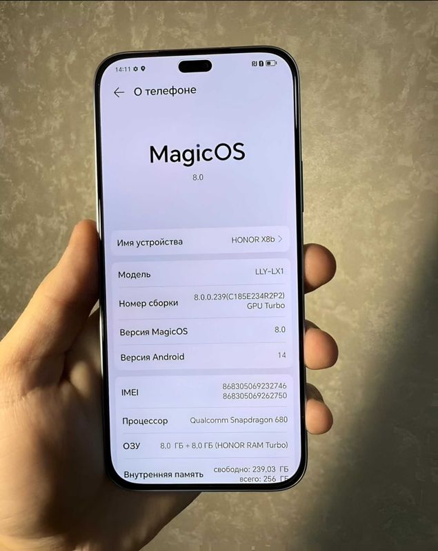 Honor x8b в хорошем состоянии