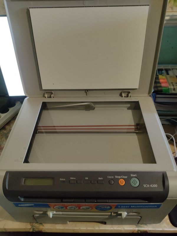 SCX-4200 Принтер/сканер с плохим барабаном. Printer skaner muamoli SCX-4200 Принтер/сканер с плохим барабаном. Printer skaner muamoli