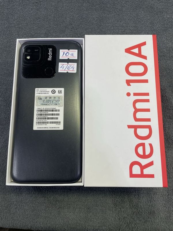 Redmi 10A 4/64 с кробкой