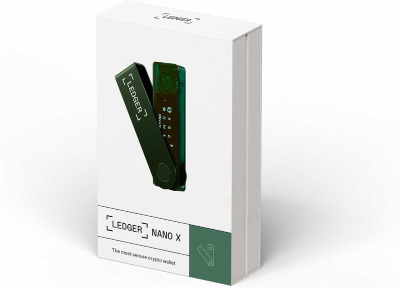 Аппаратный кошелек Ledger Nano X Emerald Green