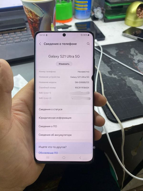 Samsung S21 Ultra 12/128 dual sim ekran dogi bor 230$ Samsung S21 Ultra 12/128 dual sim ekran dogi bor 230$