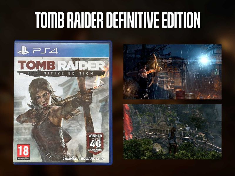 Tomb Raider Definitive Edition - диск, PS4