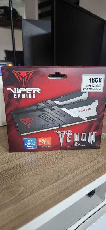 Продаётся оперативная память Patriot Viper Venom DDR5 6400MHz (2x8GB)! Продаётся оперативная память Patriot Viper Venom DDR5 6400MHz (2x8GB)!
