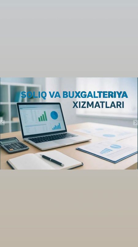 Online soliq va buxgalteriya xizmatlarini korsatamiz Online soliq va buxgalteriya xizmatlarini korsatamiz