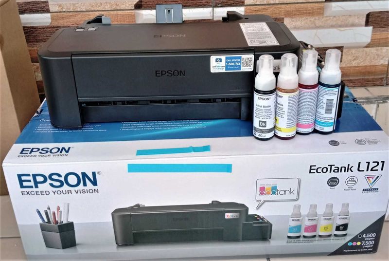 EPSON L121 4 ta rangli kop miqdorda bor