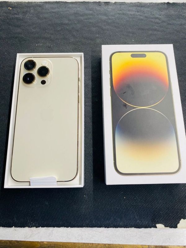 iPhone 14 pro max gold 256gb