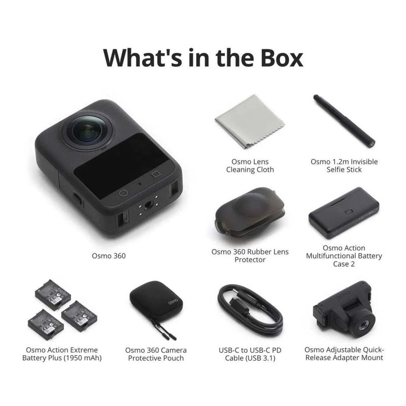 Dji osmo 360 adventure combo