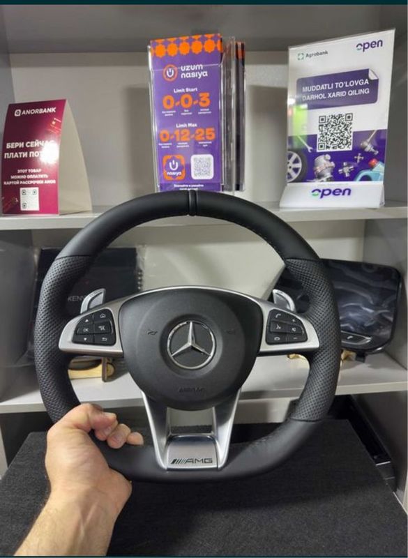 Руль Mercedes Benz 205 Amg- Лепесток / Rul Mercedes Benz 205 Amg Руль Mercedes Benz 205 Amg- Лепесток / Rul Mercedes Benz 205 Amg