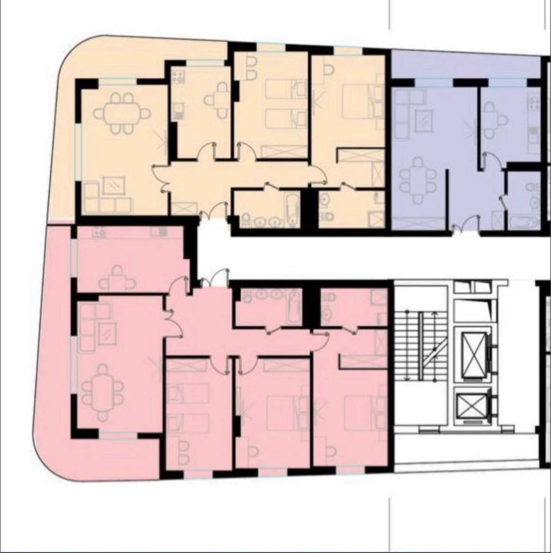 310м2 Продается квартира коробка ЖК Infinity Улица Садык Азимова Ц-1