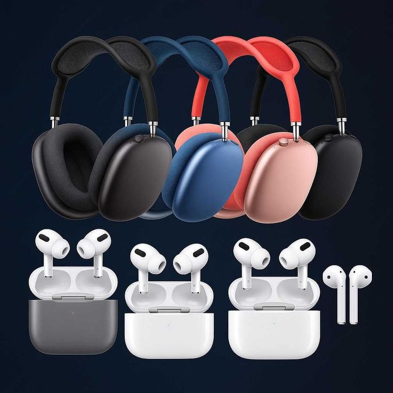 ассортимент наушников Apple (AirPods)уже в наличии
