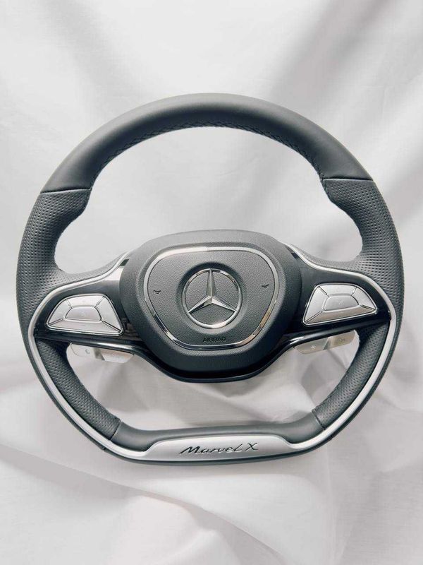 Руль Mersedes Benz Marvel X (white) | Muddatli to'lov 6,12,24 oy