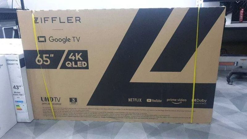 Телевизор ZIFFLER 43/55/65 4K Smart Tv ОРИГИНАЛ + Доставка бесплатно