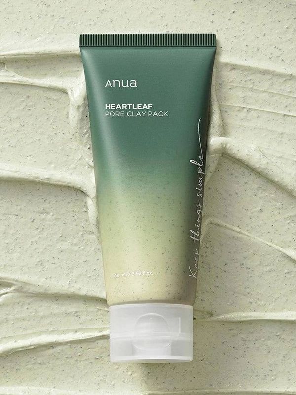 Глиняная маска для очищения пор с экстрактом хауттюйнии Anua Heartleaf Pore Clay Pack