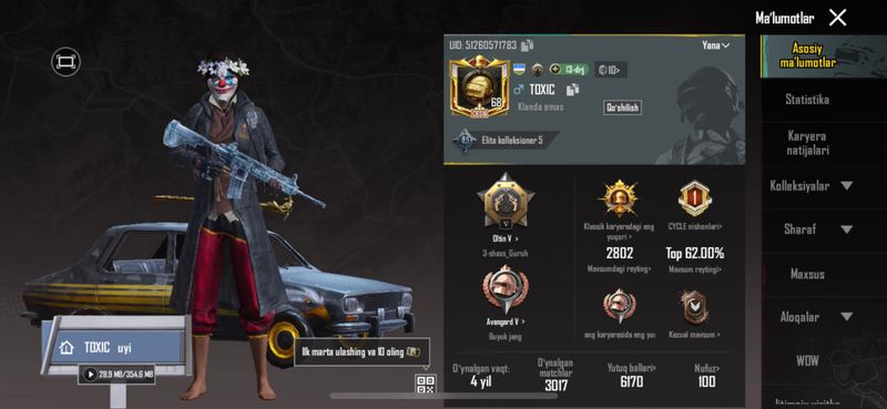 PUBG akkaunt PUBG akkaunt
