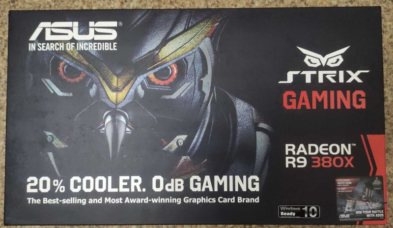 ASUS R9 380X STRIX 4Gb OC б/у