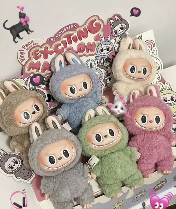 Pop mart LABUBU exciting macaron Pop mart LABUBU exciting macaron