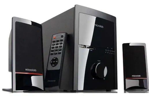 Колонки Microlab M-700BT 46Вт 2.1 (RMS) — Сабвуфер для Дачи и Квартиры Колонки Microlab M-700BT 46Вт 2.1 (RMS) — Сабвуфер для Дачи и Квартиры