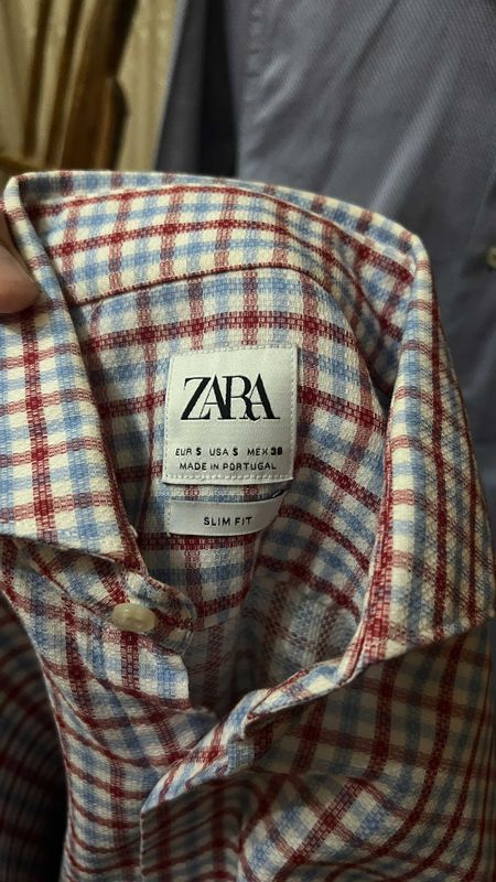 Рубашки Zara original Slim Fit, новые