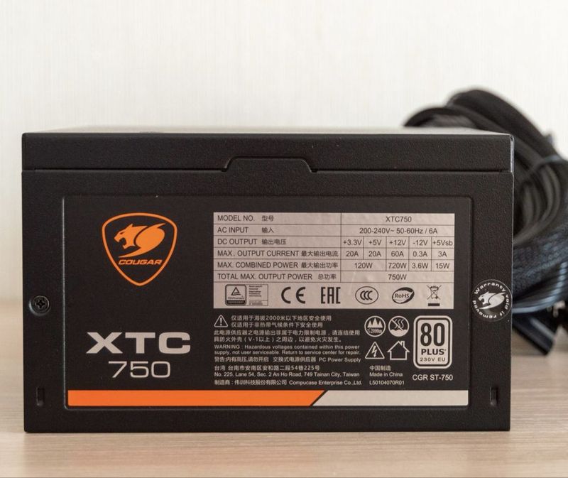 Blok pitaniya sotiladi 750 W / 80 plus Blok pitaniya sotiladi 750 W / 80 plus
