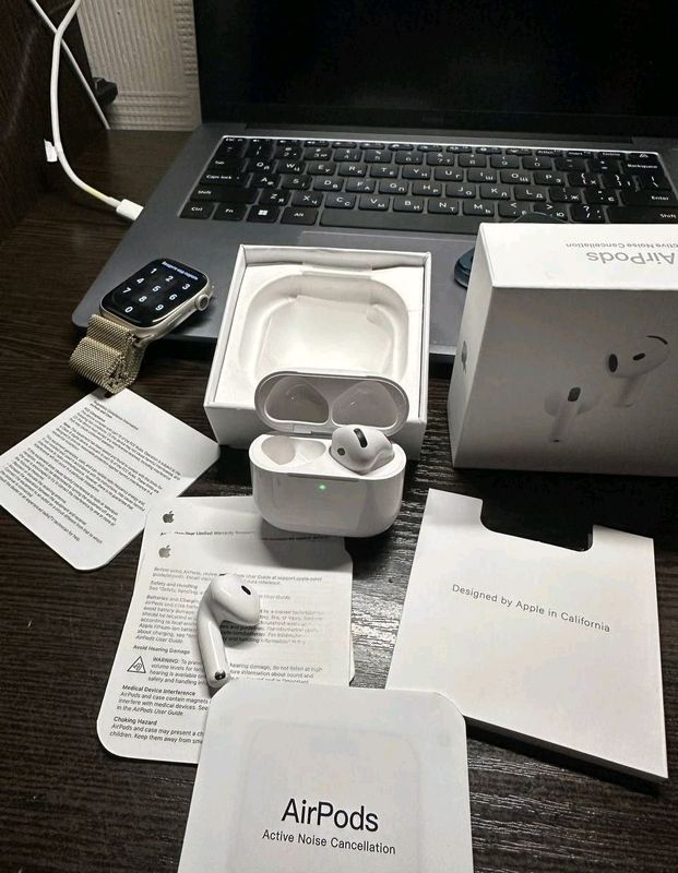 AirPods 4 Anc Оргинал 100% Полни Комплект ИЗ США AirPods 4 Anc Оргинал 100% Полни Комплект ИЗ США