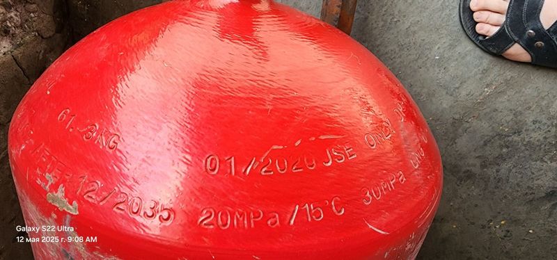 Метан газ балон сотилади 60 талик кабан Метан газ балон сотилади 60 талик кабан