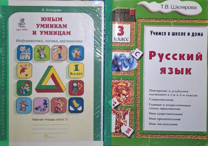 Книга по русскому языку и логическая книга б/укая