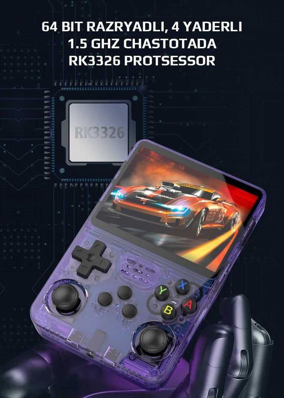 Портативная игровая консоль R36S c IPS экраном 64GB Портативная игровая консоль R36S c IPS экраном 64GB