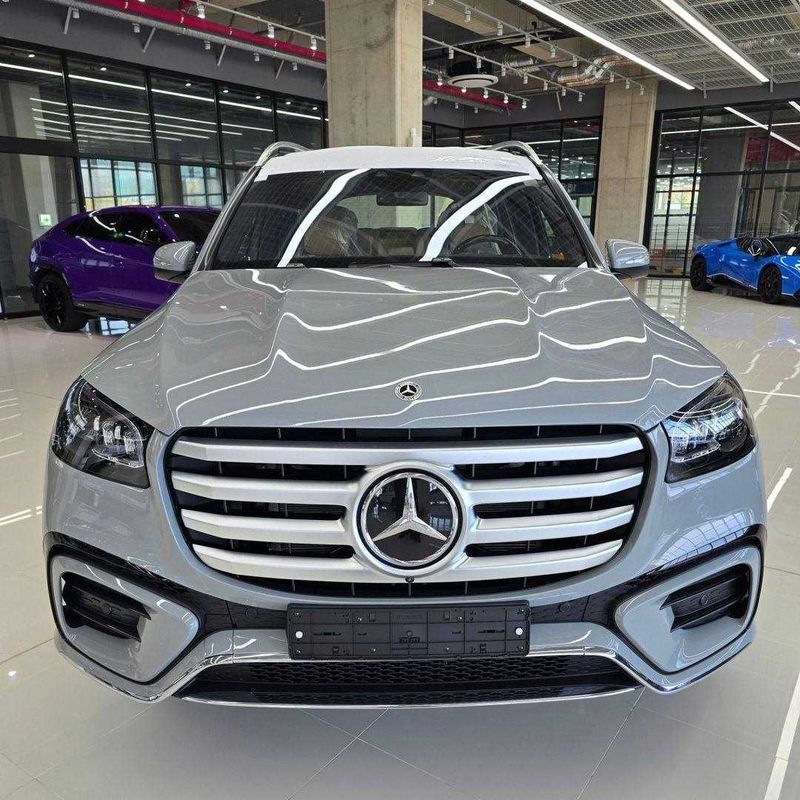 Mercedes-GLS 450 Premium Plus 2025 Model цвет Alpin Grey Full Option