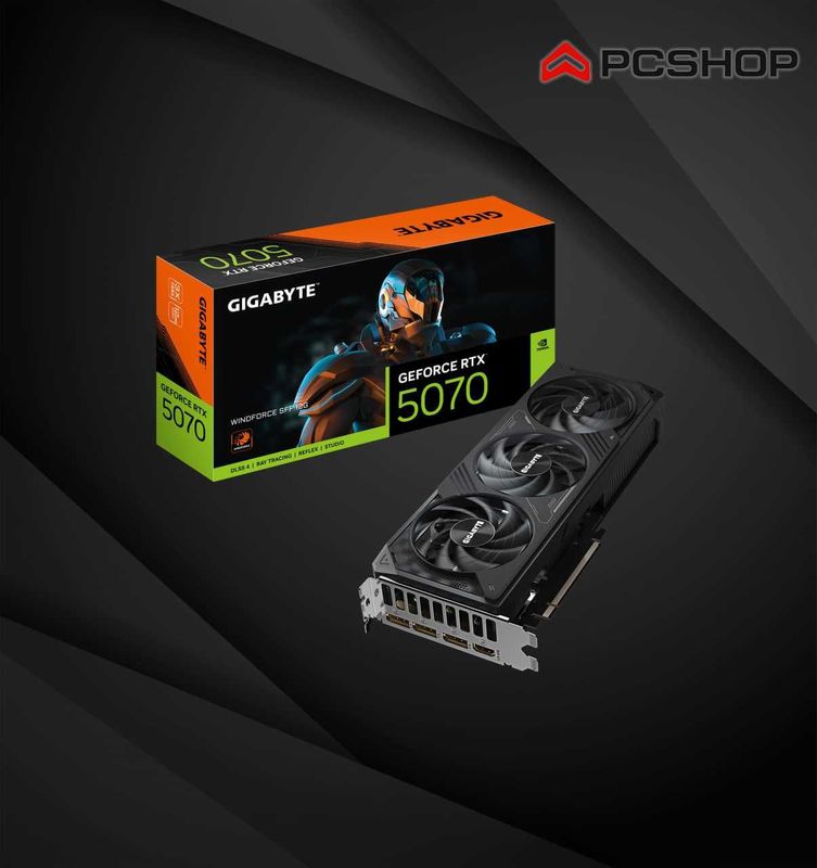 Gigabyte GeForce RTX 5070 WINDFORCE SFF 12G Gigabyte GeForce RTX 5070 WINDFORCE SFF 12G