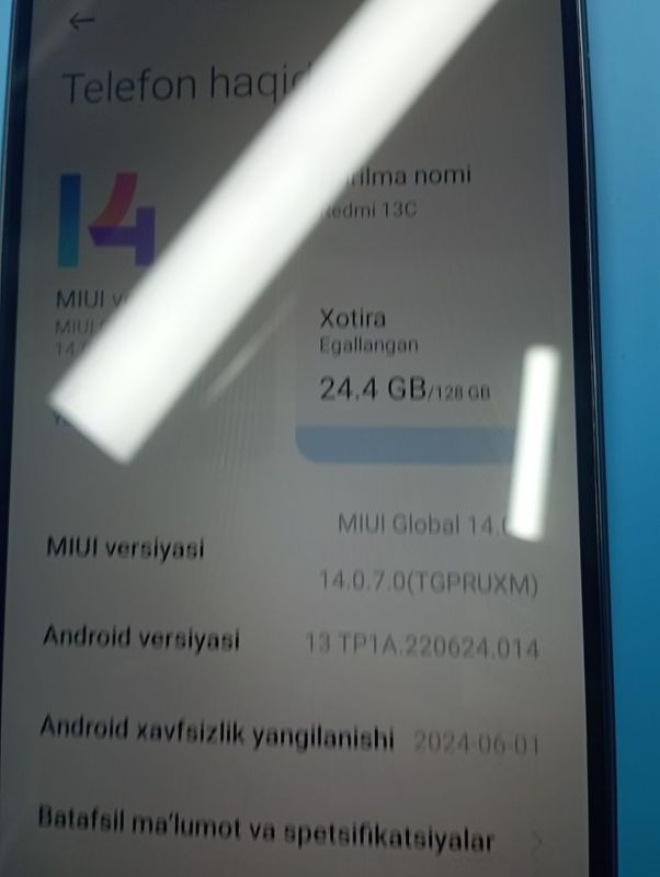 Redmi 13 c srochna sotiladi