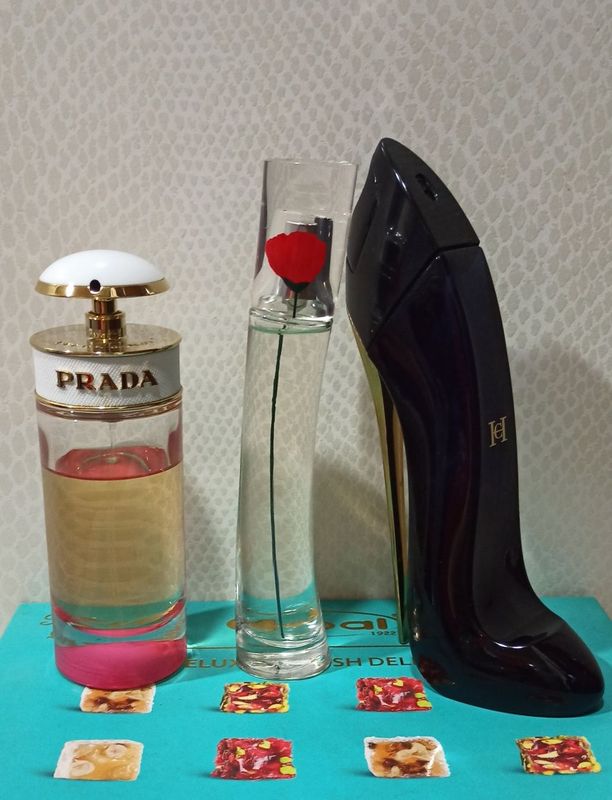 Парфюм Prada, Kenzo, Carolina Herrera Good Girl. Парфюм Prada, Kenzo, Carolina Herrera Good Girl.