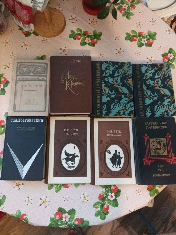 Книги Гёте Достоевский А Толстой А. Каренина Книги Гёте Достоевский А Толстой А. Каренина