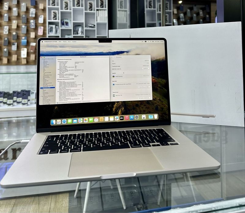 Macbook Air M2 15inch Емкость 100% идеал