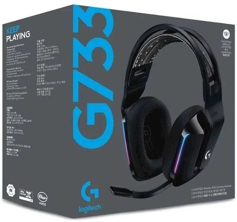 Беспроводные наушники Logitech G733 синий/черный Беспроводные наушники Logitech G733 синий/черный