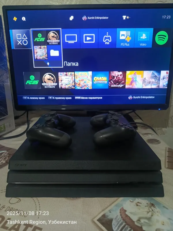 Playstation 4 PRO 1TB +19 oʻyinlar
