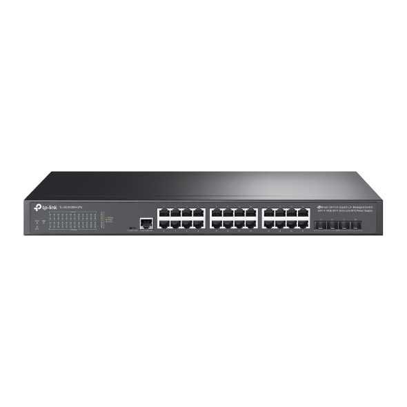 TP-LINK TL-SG3428X-UPS 24-Port GB L2+ Switch коммутатор управляемый