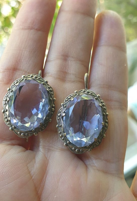 Серьги серебро 875 проба Красная пресня Серьги серебро 875 проба Красная пресня