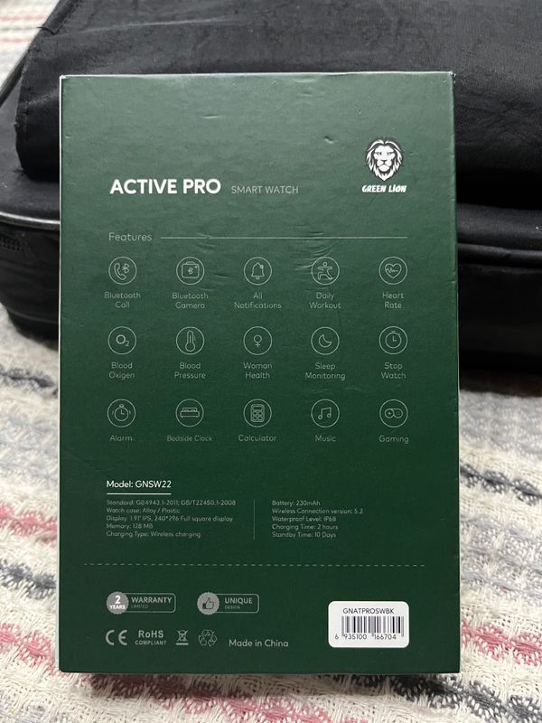 Smartwatch green lion