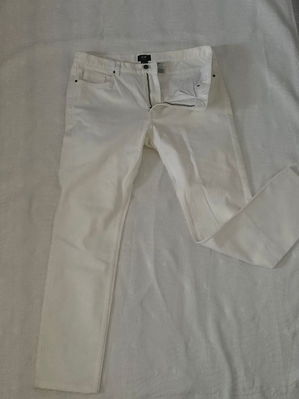 Джинсы H/M Original White , size 34 ( L )